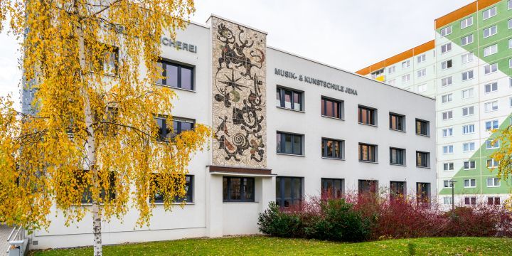 Bibliotheksgebäude Lobeda  ©JenaKultur | EAB