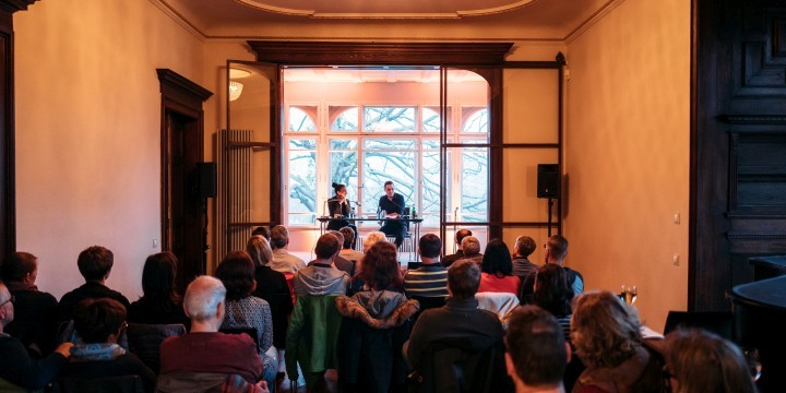 Lesung in der Villa Rosenthal mit Publikum  ©JenaKultur, A. Hub
