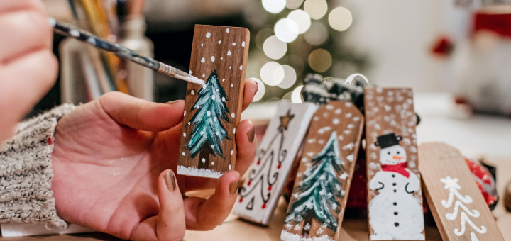 Basteln in der Weihnachtswerkstatt