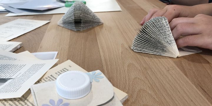 Upcycling Bastelei mit Papier